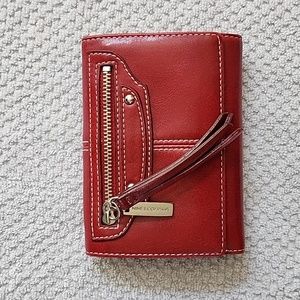 Nine & Company red folding wallet